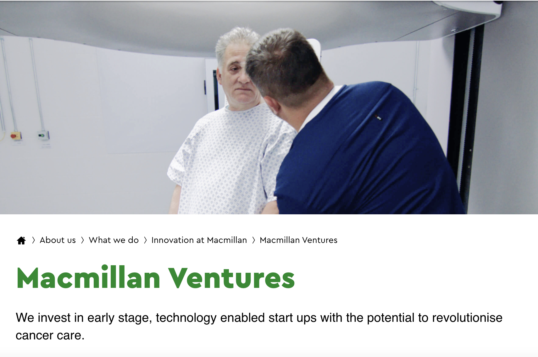 Putting lived experience at the forefront in design of start-ups' Cancer solutions